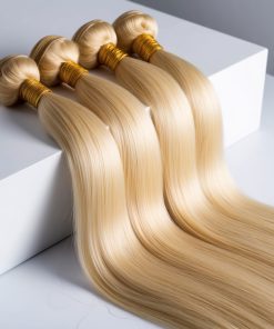 Alternative view of Straight Blonde Hair Bundles